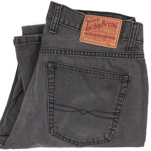 Lucky Brand Gray Denim Cotton Jeans Men's Sz 30x31